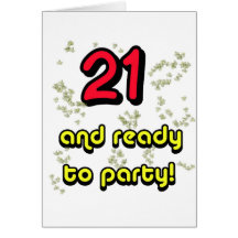 21 y alistan para ir de fiesta tarjetas