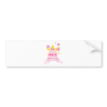 21 Year Old Birthday Cake Bumper Sticker