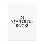 21 Year Olds Rock Postcards