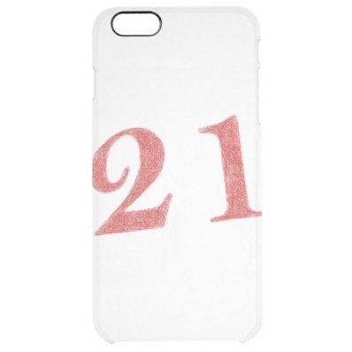 21 years anniversary clear iPhone 6 plus case