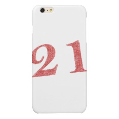 21 years anniversary glossy iPhone 6 plus case