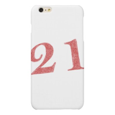 21 years anniversary matte iPhone 6 plus case