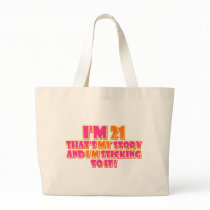 21 Years Old Canvas Bags
