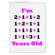 21 Years old Blk Mag Greeting Cards