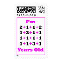21 Years old Blk Mag Postage Stamp