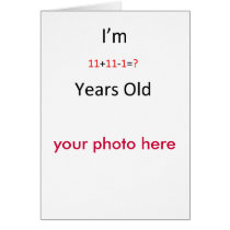 21 years old card