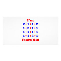 21 Years old! Photo Card Template