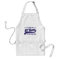 21st Birthday Aprons