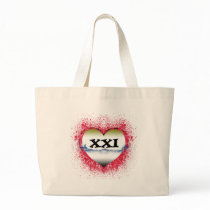 21st Birthday Canvas Bags
