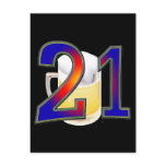 21st birthday beer post cards