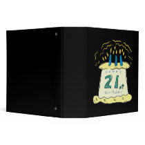 21st Birthday Vinyl Binder