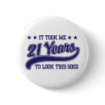 21st Birthday Button