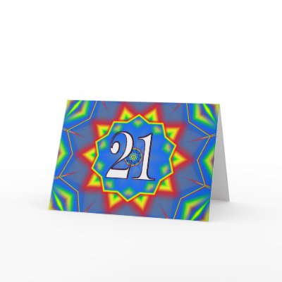 21st Birthday Card by NormaJean35