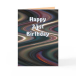 21st Birthday Card