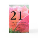 21st Birthday cards