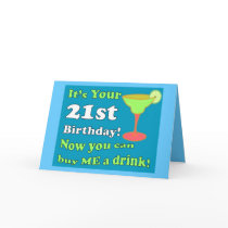 21st Birthday cards