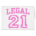 21st Birthday Card