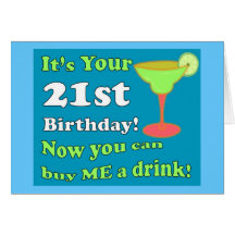 21st Birthday Cards