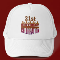 21st Birthday Celebration Gifts hats