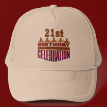 21st Birthday Celebration Gifts hats