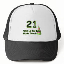 21st Birthday Fak I.D. Hat