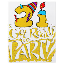 21st Birthday Personalized Flyer