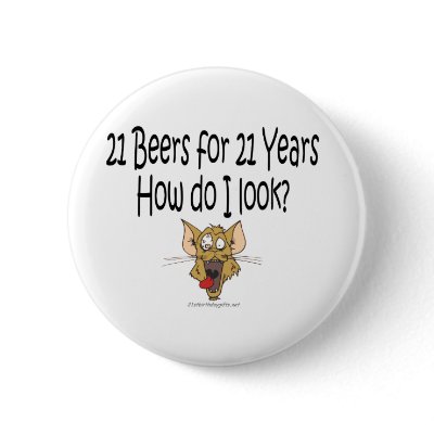 21st Birthday Gifts 21 Beers for 21 Years Pin by 21stbirthdaygifts