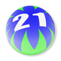 21st Birthday Gifts, Beach Ball 21! magnets by 50thbirthdaygifts 21st Birthday Gifts, Beach Ball 21! magnets