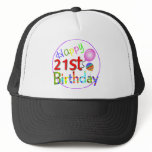 21st birthday greetings hats
