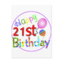 21st birthday greetings post cards