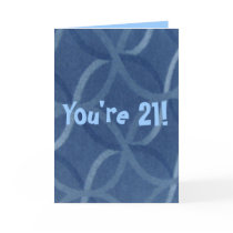 21st Birthday Humor Greeting Card