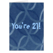 21st Birthday Humor Greeting Card