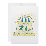 21st Birthday Announcements