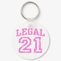 21st Birthday keychains