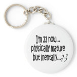 21st Birthday Keychains