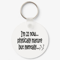 21st Birthday Keychains