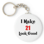 21st Birthday Keychains