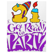 21st Birthday letterhead