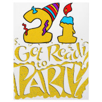 21st Birthday letterhead