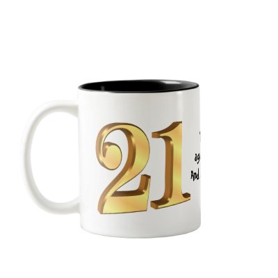 21st Birthday Mug by Irisangel