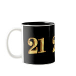 21st Birthday Mug 3D look number