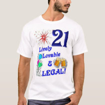21st Birthday No. 4 t-shirts by karenmor 21st Birthday No. 4 t-shirts
