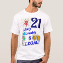 21st Birthday No. 4 t-shirts by karenmor 21st Birthday No. 4 t-shirts