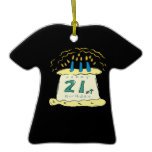 21st Birthday Christmas Ornament
