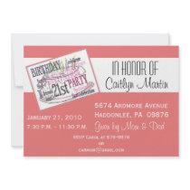 21st Birthday Party Invitation by NightSweatsDiva 21st Birthday Party Invitation