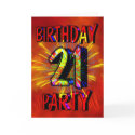 21st Birthday Party Invitation cards by Eggznbeenz 21st Birthday Party Invitation cards