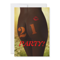21st Birthday party Invitation envelope