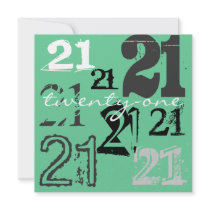 21st Birthday Party Invitations