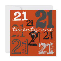 21st Birthday Party Invitations
