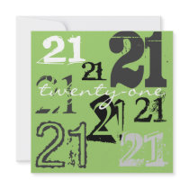 21st Birthday Party Invitations